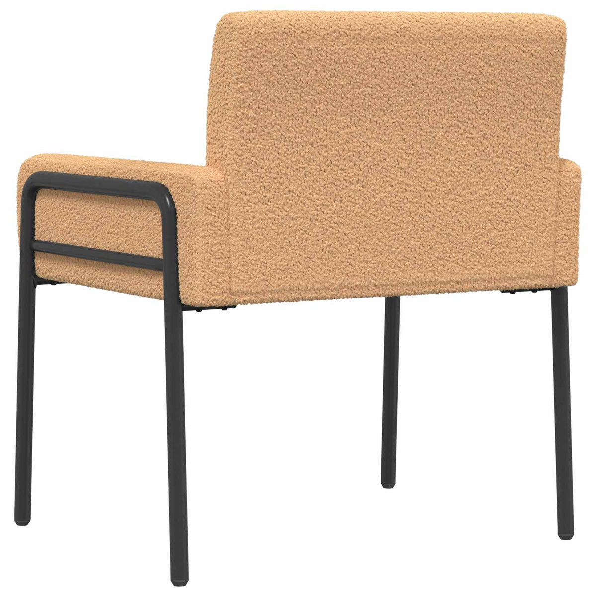 Accentstoel Beige Bouclé