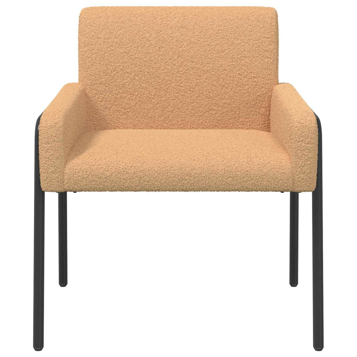 Accentstoel Beige Bouclé