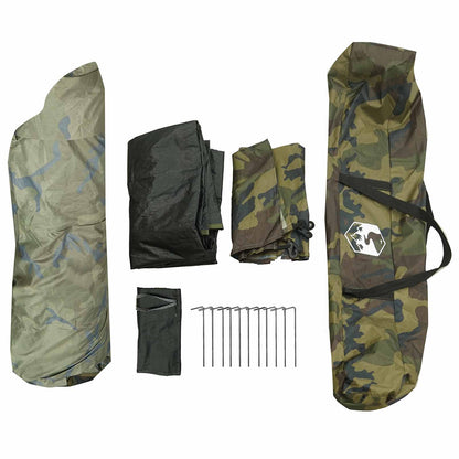 Vis tent Snelle Vrijgave 4-persoons Lichte Camouflage