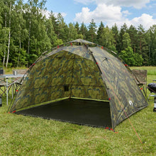 Vis tent Snelle Vrijgave 4-persoons Lichte Camouflage