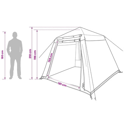 Vis tent Snelle Vrijgave -persoons 4-persoons Lichte Camouflage