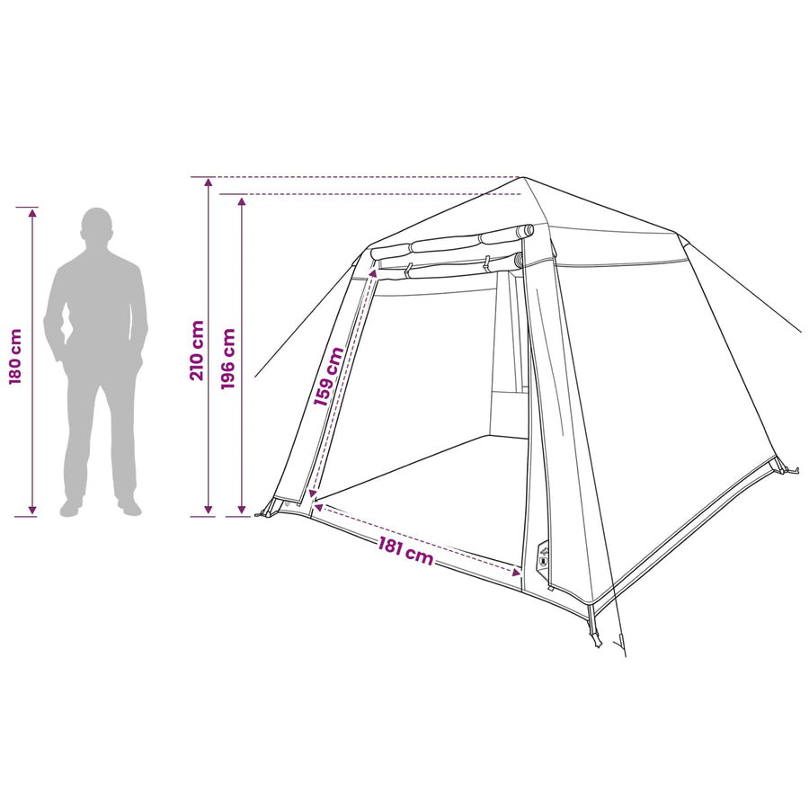 Vis tent Snelle Vrijgave -persoons 4-persoons Lichte Camouflage