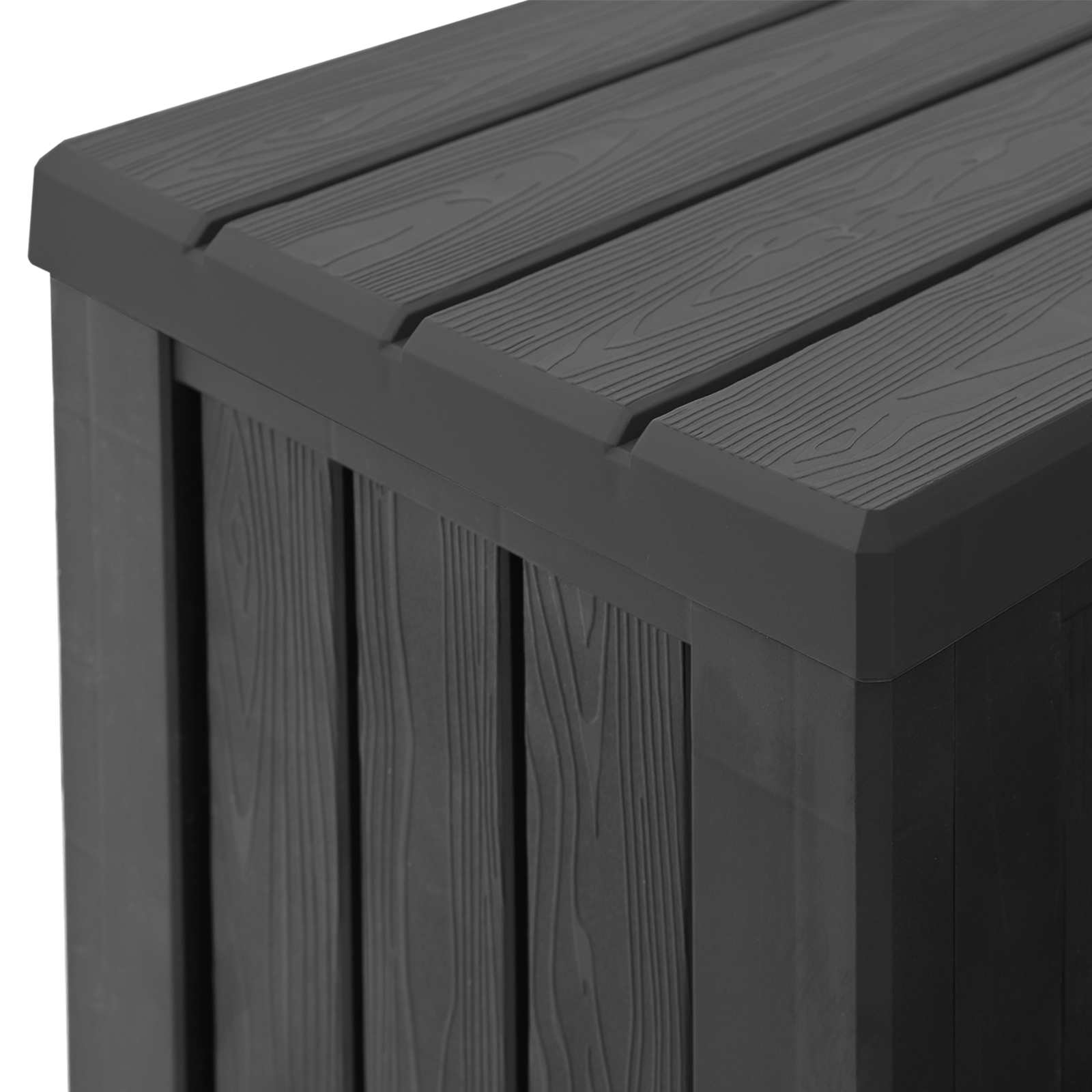 Hot Tub Stap met Opbergruimte 2-Staps Zwart 93 x 57 x 35 cm PP