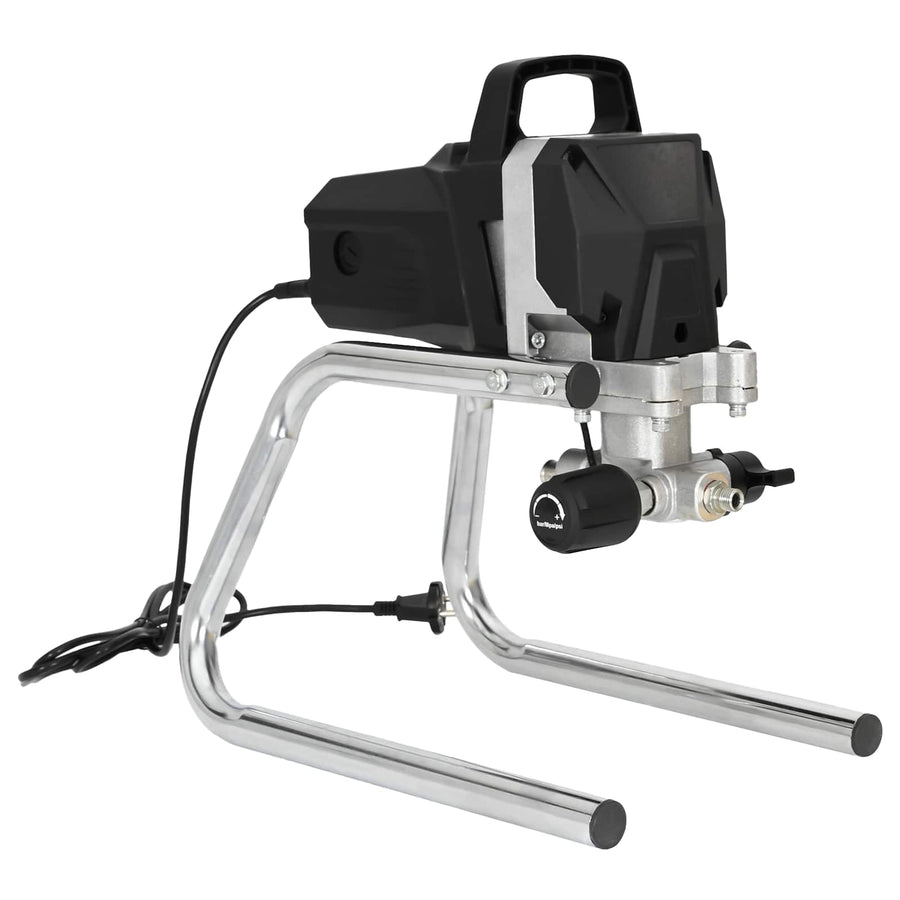 Airless Verfspuit 10 m spuitslang 220V 2L/min 227 bar Zwart