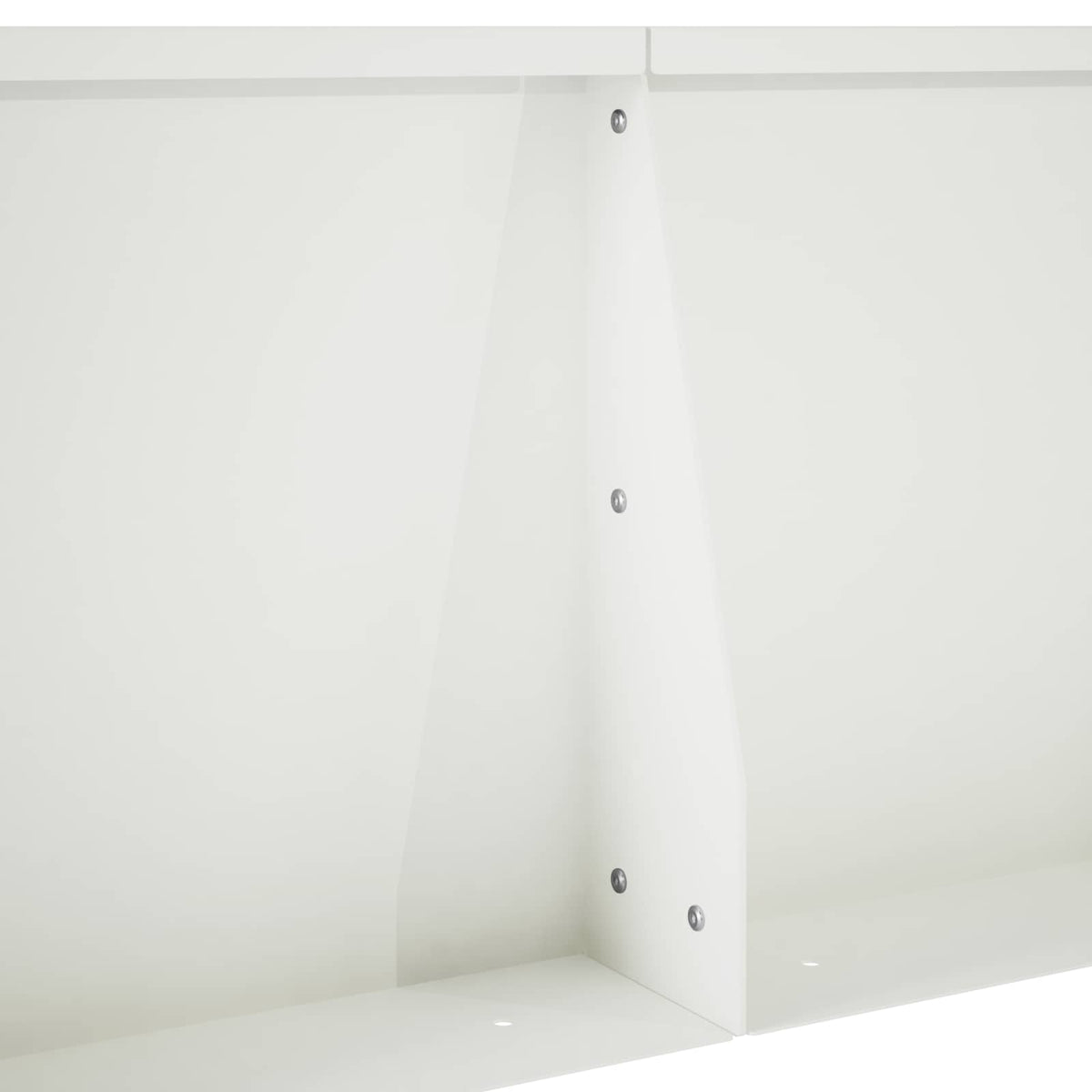 Keerwand 2 st 100 x 12 x 30 cm Staal Wit
