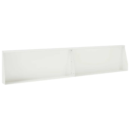 Keerwand 2 st 100 x 12 x 30 cm Staal Wit
