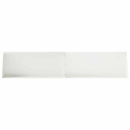 Keerwand 2 st 100 x 12 x 30 cm Staal Wit