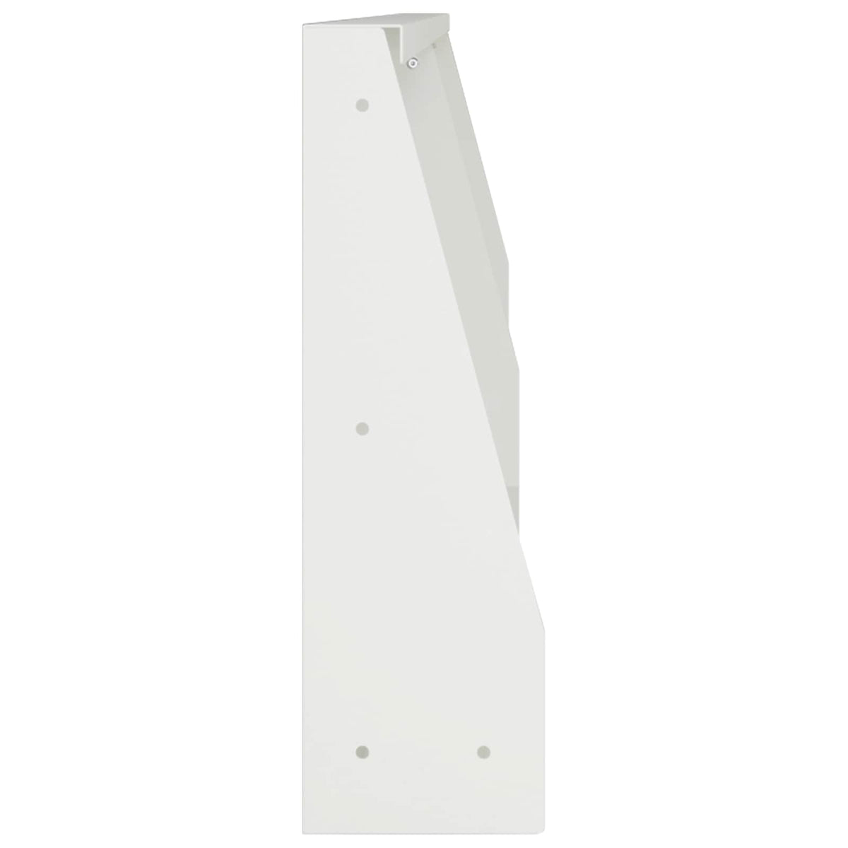 Keerwand 2 st 100 x 12 x 30 cm Staal Wit