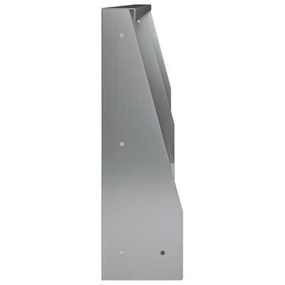 Keerwand 2 st 100 x 12 x 30 cm Gegalvaniseerd staal zilver
