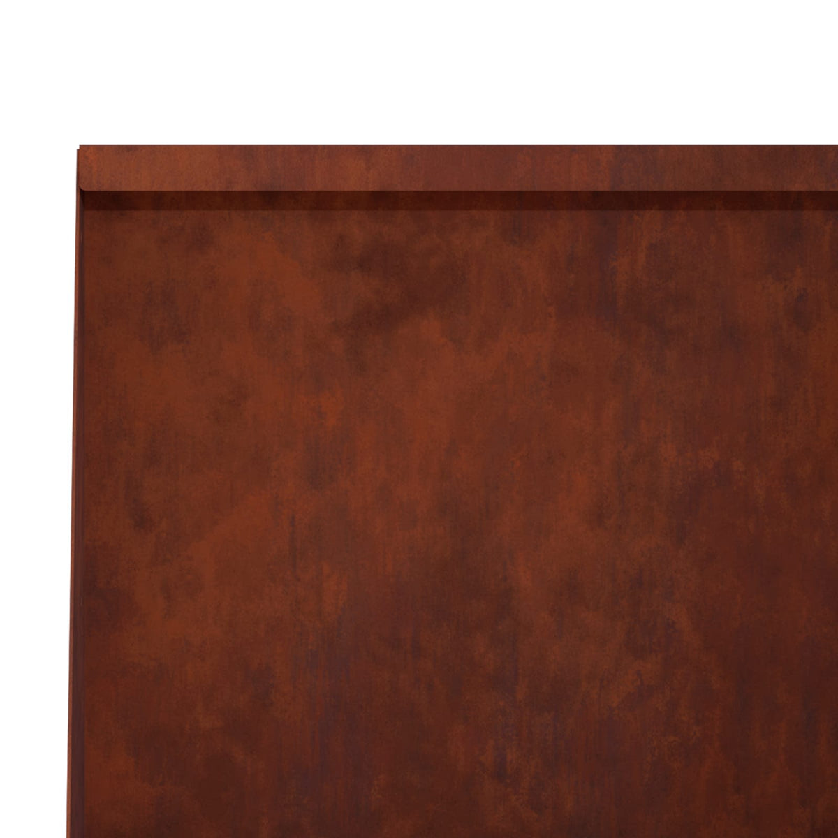 Keerwand 2 st 100 x 12 x 30 cm weervast staal Roestkleurig