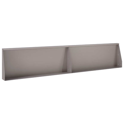 Keerwand 2 st 100 x 12 x 30 cm weervast staal Roestkleurig