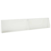 Keerwand 100x12x40 cm staal wit