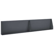 Keerwand 100x40 cm staal antraciet (2 stuks)