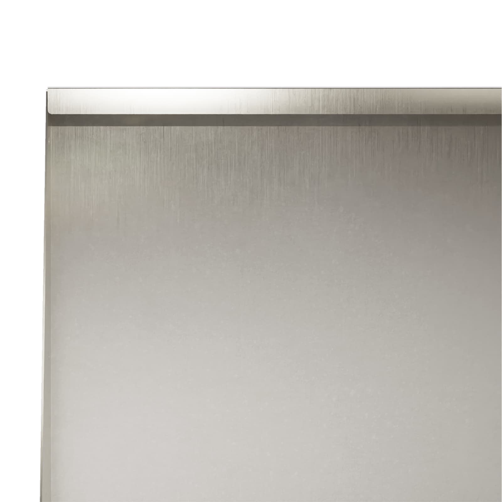 Keerwand 2 st 100 x 12 x 40 cm Roestvrij staal zilver