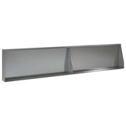 Keerwand 2 stuks 100x12x40 cm gegalvaniseerd staal