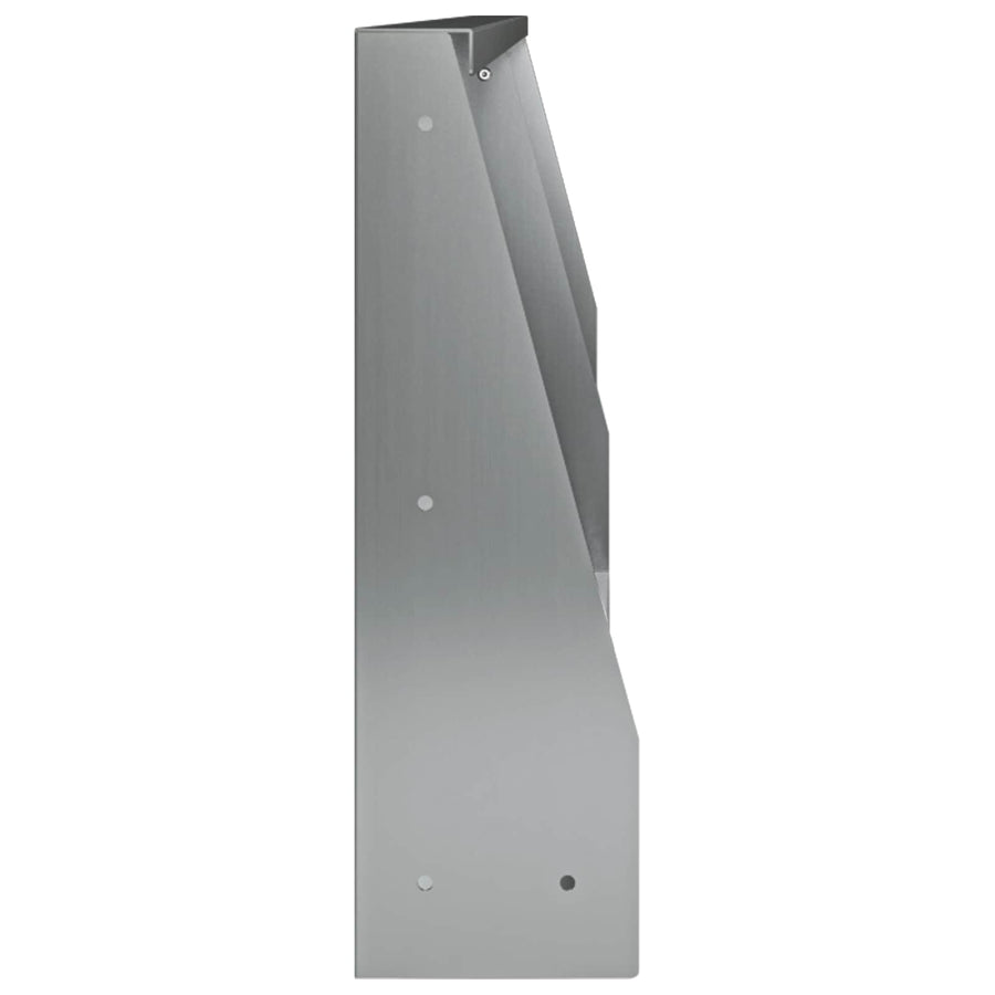 Keerwand 2 st 100 x 12 x 40 cm Gegalvaniseerd staal zilver