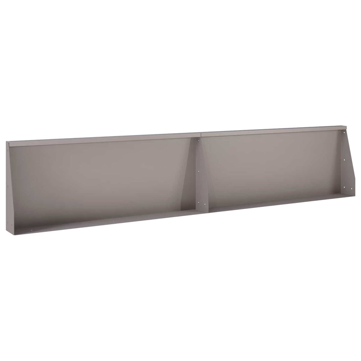 Keerwand 2 st 100 x 12 x 40 cm weervast staal Roestkleurig