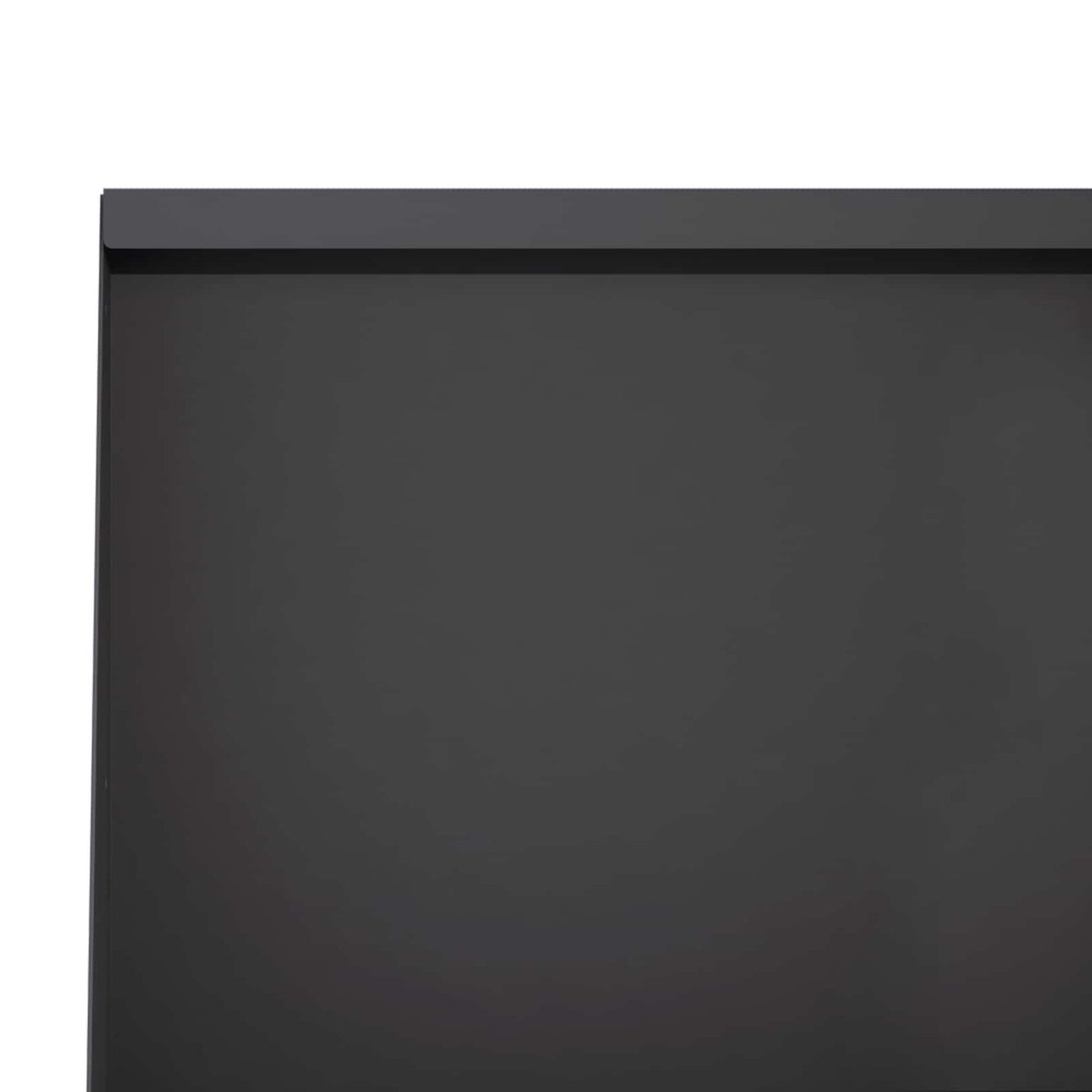 Keerwand 2 st 100 x 12 x 50 cm Staal Zwart