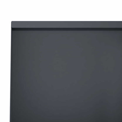 Keerwand 2 st 100 x 12 x 50 cm Staal Antraciet