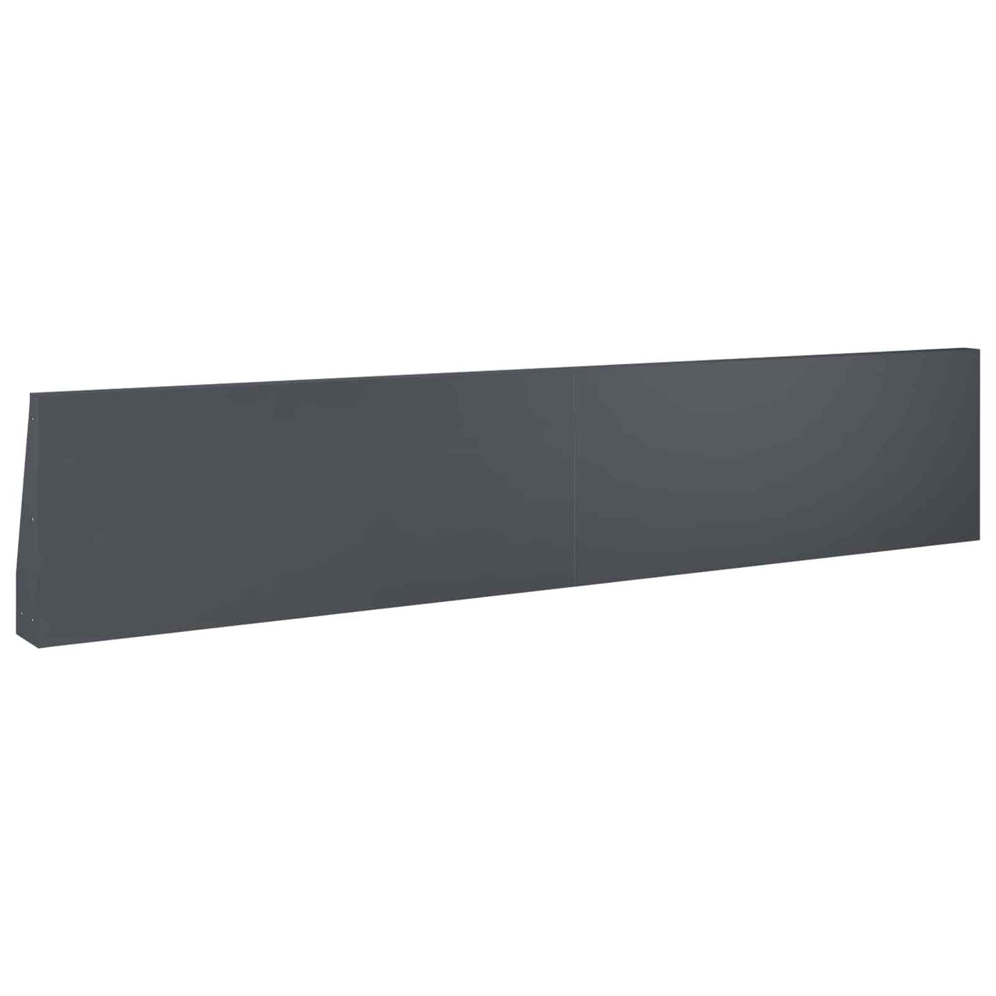 Keerwand 2 st 100 x 12 x 50 cm Staal Antraciet
