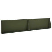 Keerwand 2 stuks 100x12x50 cm staal olijfgroen
