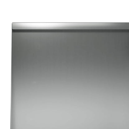 Keerwand 2 st 100 x 12 x 50 cm Gegalvaniseerd staal zilver
