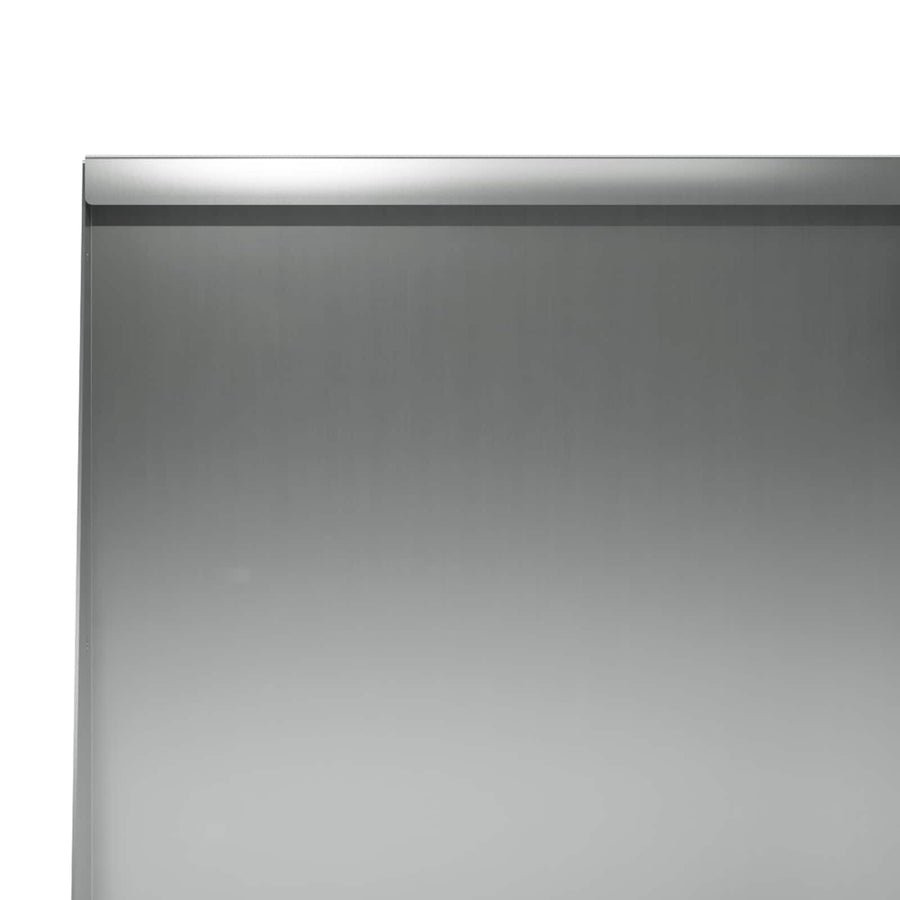 Keerwand 2 st 100 x 12 x 50 cm Gegalvaniseerd staal zilver