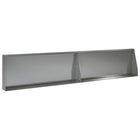 Keerwand 2 st 100x12x50 cm gegalvaniseerd staal