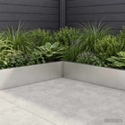 Keerwand 50x50x30 cm roestvrij staal zilver