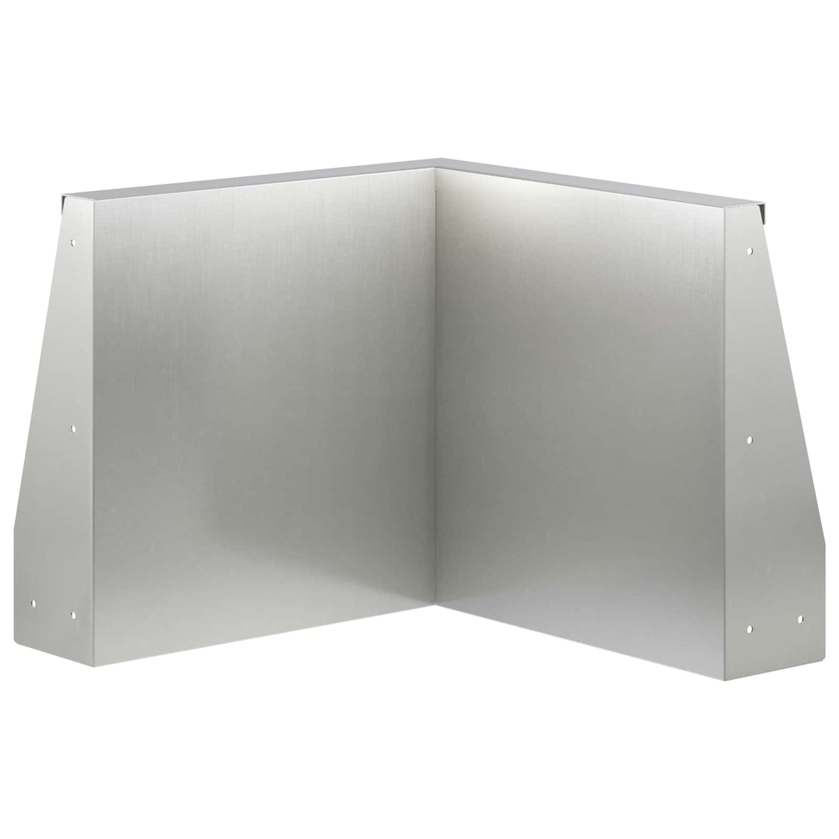 Keerwand 50 x 50 x 30 cm Roestvrij staal zilver