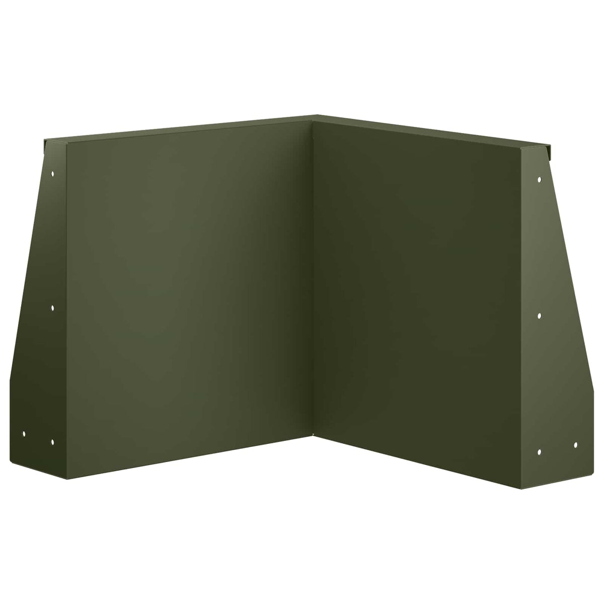 Keerwand 50 x 50 x 40 cm Staal Olijfgroen