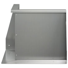 Keerwand 50 x 50 x 40 cm Gegalvaniseerd staal zilver