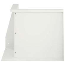 Keerwand 50 x 50 x 50 cm Staal Wit