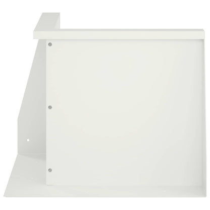 Keerwand 50 x 50 x 50 cm Staal Wit