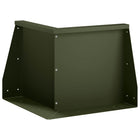 Keerwand 50x50x50 cm staal olijfgroen