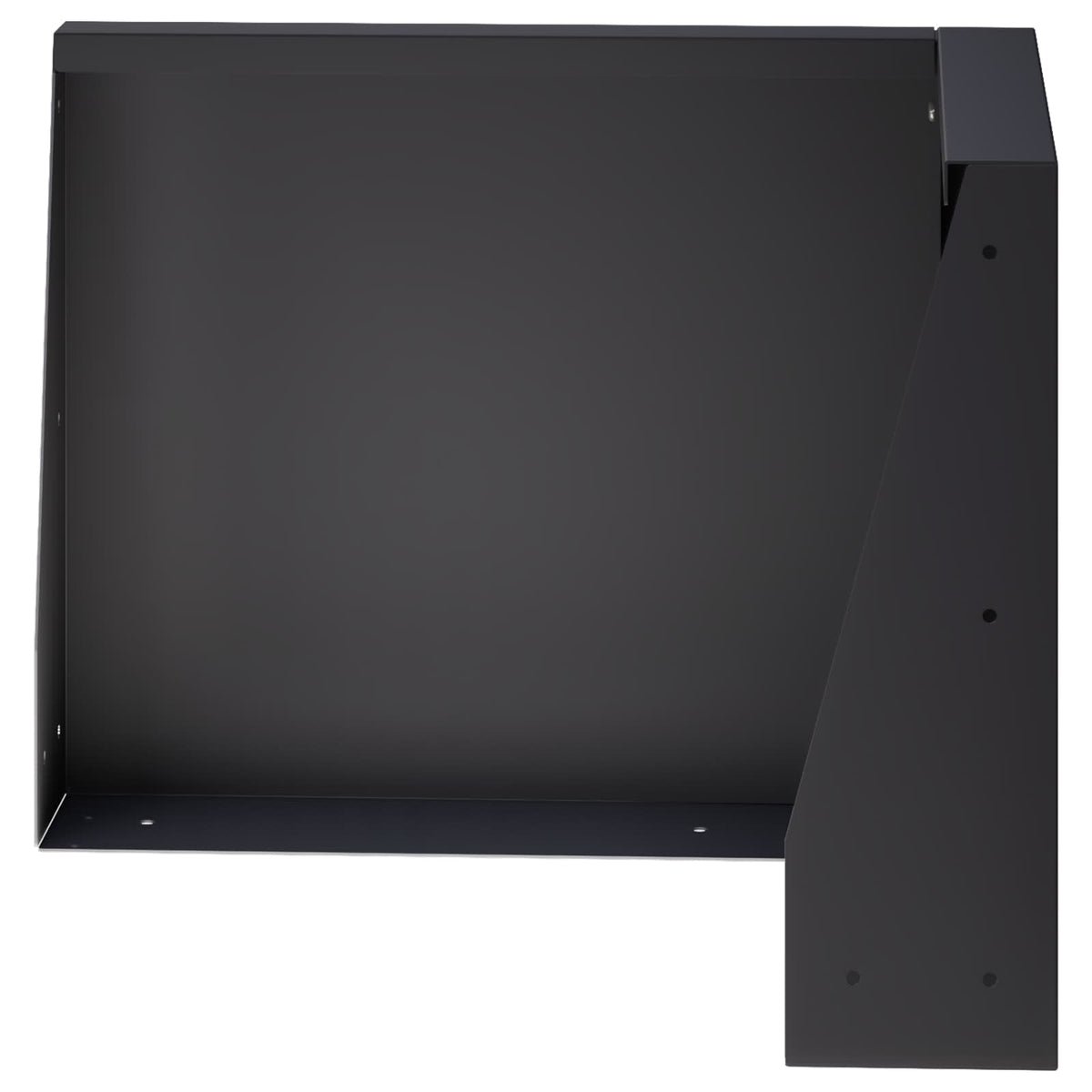 Keerwand 50 x 50 x 30 cm Staal Zwart