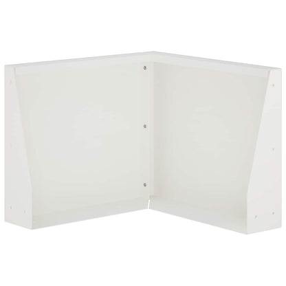 Keerwand 50 x 50 x 30 cm Staal Wit