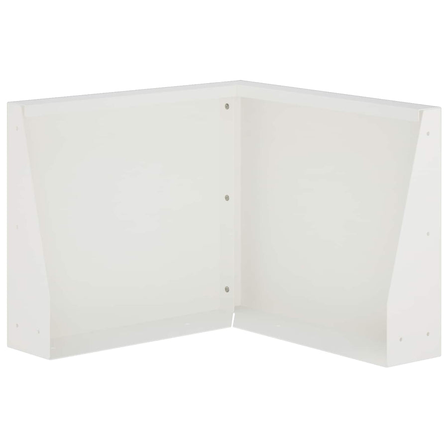 Keerwand 50 x 50 x 30 cm Staal Wit