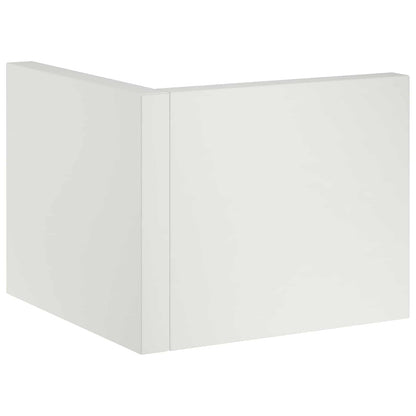 Keerwand 50 x 50 x 30 cm Staal Wit