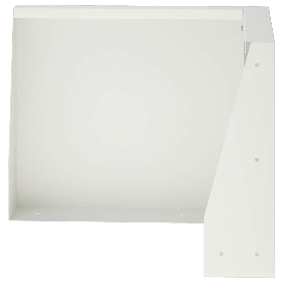 Keerwand 50 x 50 x 30 cm Staal Wit