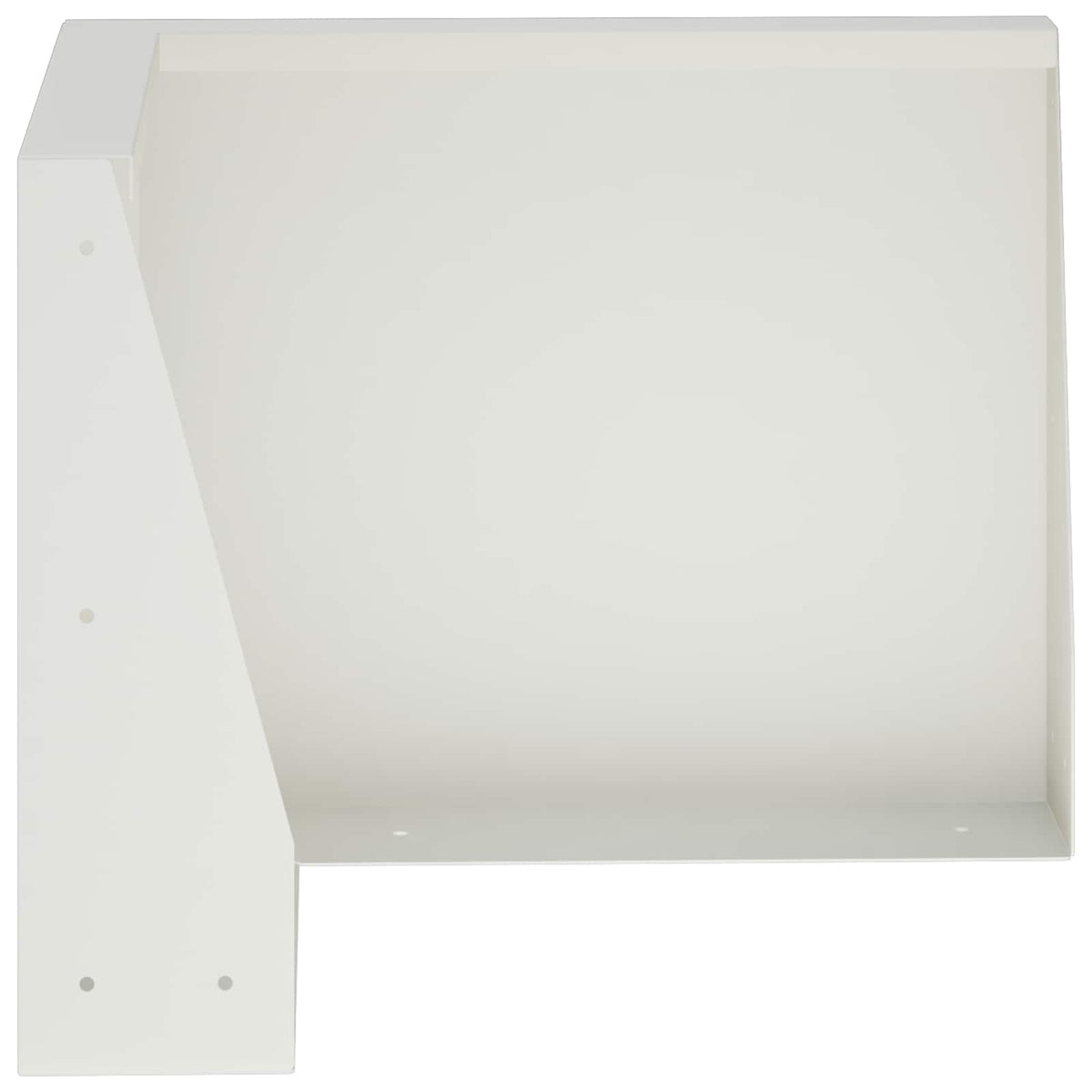 Keerwand 50 x 50 x 30 cm Staal Wit