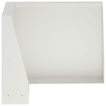 Keerwand 50 x 50 x 30 cm Staal Wit