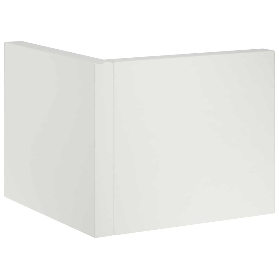 Keerwand 2 st 50 x 50 x 30 cm Staal Wit