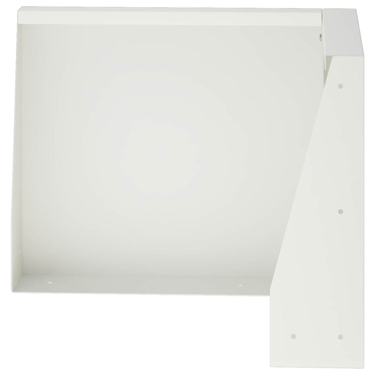 Keerwand 2 st 50 x 50 x 30 cm Staal Wit
