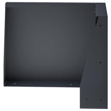 Keerwand 2 st 50 x 50 x 30 cm Staal Antraciet