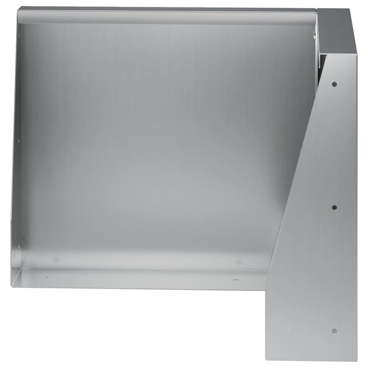 Keerwand 50 x 50 x 30 cm Gegalvaniseerd staal zilver