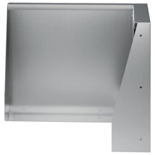 Keerwand 50 x 50 x 30 cm Gegalvaniseerd staal zilver