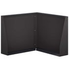 Keerwand 50x50x40 cm staal zwart