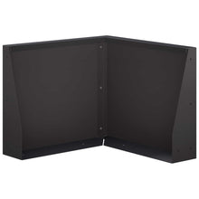 Keerwand 50 x 50 x 40 cm Staal Zwart