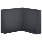 Keerwand 50x50x40 cm staal antraciet